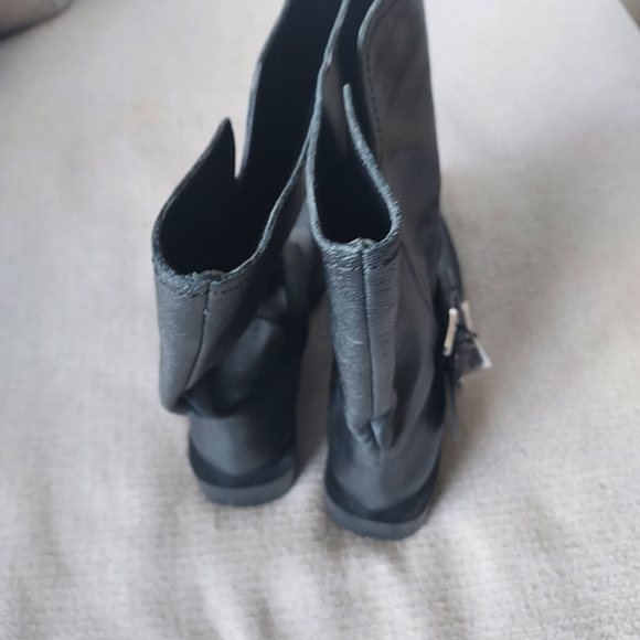 Zara Leather Biker Boots - Picture 11 of 12